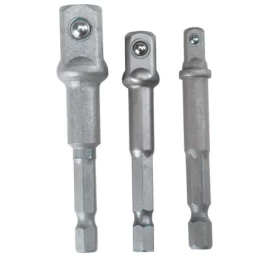 Adapterių komplektas iš 1/4(6,3 mm) į galvutes 1/4 - 3/8 - 1/2 (SK1197)