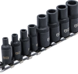 Adapterių rinkinys sriegikliams | 6,3 mm (1/4) / 10 mm (3/8) | 8 vnt. (9771)