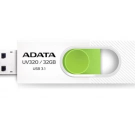 Adata Auv320-32g-rwhgn flash Atmintinė (32 Gb / Balta )