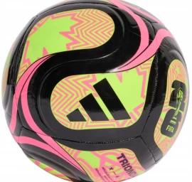 „adidas World Cup 26 Trionda Club“ Futbolo Rutulys, Juodas-rožinis-žalis, Jd8053, R.5