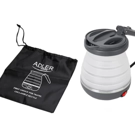 Adler AD 1279 electric kettle 0.6 L Black,White 750 W