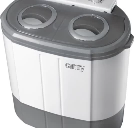 Adler CR 8052 washing machine Freestanding Top-load 3 kg Grey, White