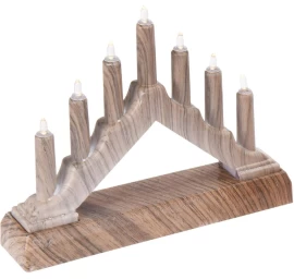 Advent Chandle 15.5x3.2x13.5cm 7 Led Battery Powered Terra