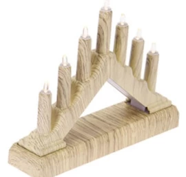 Adventinė Kalėdinė 15.5x3.2x13.5cm 7 Led Baterijomis Gyvenama Pine