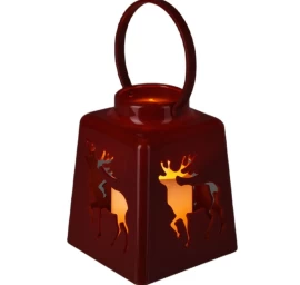 Advento žibintas Roraty Led 13cm Raudonas