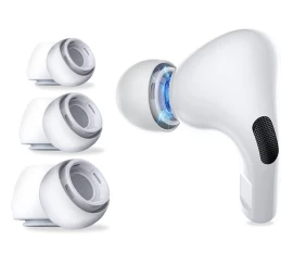 airpods Pro 1 / 2 S / M / L Dydžio Ausų Antgaliai, Skirti airpods Pro 1 / 2, Balti - 6 Vnt.