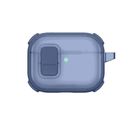 airpods Pro 3 Titan Pro Mag Case Clear - Mėlynas