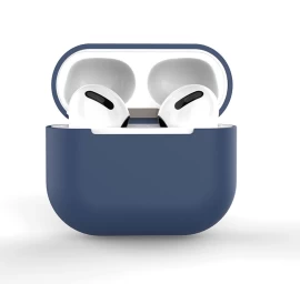 airpods Pro Silikoninis Minkštas Dėklas Ausinėms, Mėlynas (c Dėklas)