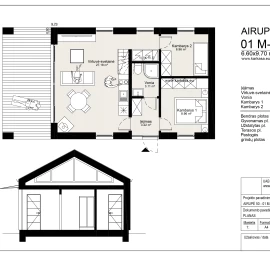 Sodo namas Airupė 50 M-6