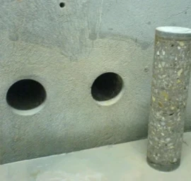 Skylių gręžimas mūre, betone, akmenyje, gelžbetonį ir kt.