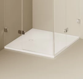 Akmens masės dušo padėklas PAA Lettera KV90 90x90 (be panelio) DPLETKV90/00