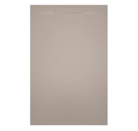 Akmens masės dušo padėklas Riho Isola 100x90 cm, pebble grey, D007013106