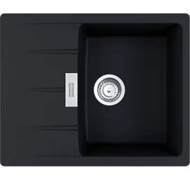 Akmens masės plautuvė Franke Centro CNG 611-62, Juoda matinė