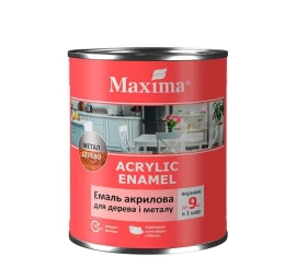 Akrilinė emalė MAXIMA, 0,75l mėtinė sp.