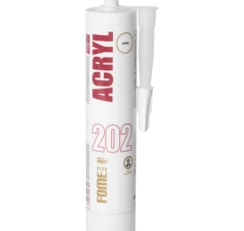 Akrilinis hermetikas FOME FLEX Acryl 202, 310ml balta sp.