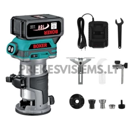 Akumuliatorinė rankinė freza 18V Boxer, BX-216