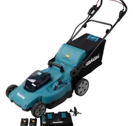 Akumuliatorinė vejapjovė Makita DLM538CT2 2x18 V 2x5,0 Ah akum.