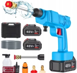 Akumuliatorinis aukšto slėgio plovimo įrenginys BOXER BX-7012, 180 W