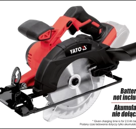 Akumuliatorinis diskinis pjūklas | 165 mm | be akumuliatoriaus (YT-82811)