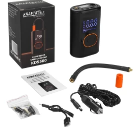 Akumuliatorinis Kompresorius + ŽIBINTUVĖLIS 5000mAh KD5500