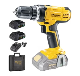 Akumuliatorinis suktuvas-gręžtuvas FF GROUP CDD/40 20V Plus, 2x2,0Ah su dėklu