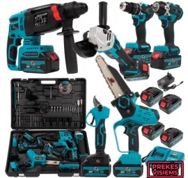 Akumuliatorinių įrankių rinkinys 4in1 BULLTECH, BT5018B