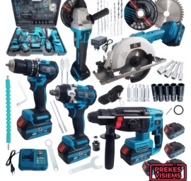 Akumuliatorinių įrankių rinkinys 5in1 BULLTECH BT-5222