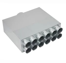 Akustiškai izoliuotas oro paskirstymo kolektorius Premium 12x75x160, L-500mm