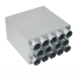 Akustiškai izoliuotas oro paskirstymo kolektorius Premium 14x75x200, L-500mm