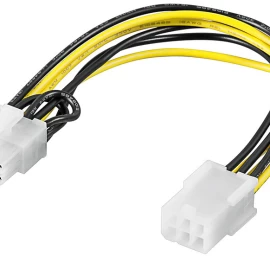 Akyga Adapterio Kabelis Pci Express 6 Kontaktų F į 8 Kontaktų M Ak-ca-07