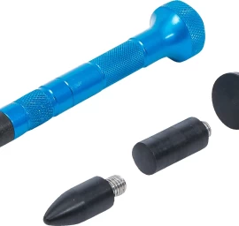 Aliuminė rankenėlė su keičiamais antgaliais įlenkimų šalinimui be dažymo | 100 mm (9155)