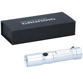 Aliuminio žibintuvėlis 14cm 9 Led Dovanų Dėžutė