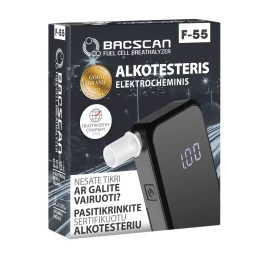 Alkotesteris BACscan F-55 su elektrocheminiu jutikliu