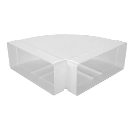 Alkūnė horizontali, plastikinė EUROPLAST KLH29-90, 220x90mm, 90°