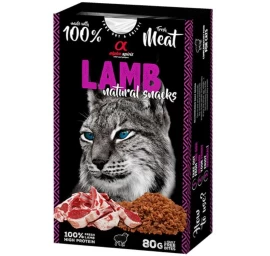 ALPHA SPIRIT NATURAL CAT skanėstai katėms su ėriena 80g (6), ALPHG110000245