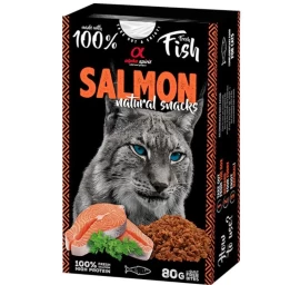 ALPHA SPIRIT NATURAL CAT skanėstai katėms su lašiša 80g (6), ALPHG110000945