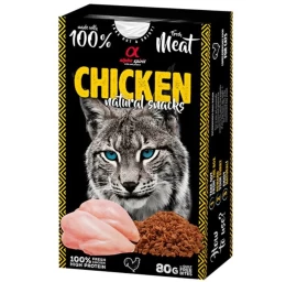 ALPHA SPIRIT NATURAL CAT skanėstai katėms su vištiena 80g (6), ALPHG110000545