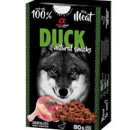 ALPHA SPIRIT NATURAL DOG skanėstai šunims su antiena 80g (6), ALPHD110000645