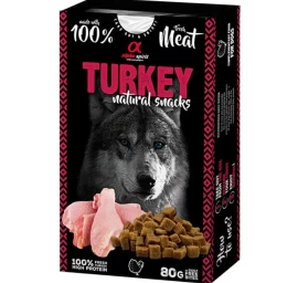 ALPHA SPIRIT NATURAL DOG skanėstai šunims su kalakutiena 80g (6), ALPHD110000745