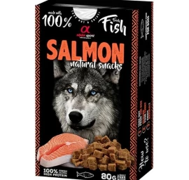ALPHA SPIRIT NATURAL DOG skanėstai šunims su lašiša 80g (6), ALPHD110000945