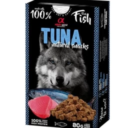 ALPHA SPIRIT NATURAL DOG skanėstai šunims su tunu 80g (6), ALPHD110001345