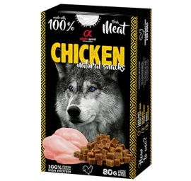 ALPHA SPIRIT NATURAL DOG skanėstai šunims su vištiena 80g (6), ALPHD110000545