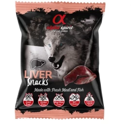 ALPHA SPIRIT SNACKS DOG skanėstai šunims su kepenėlėmis 50g, A4006350