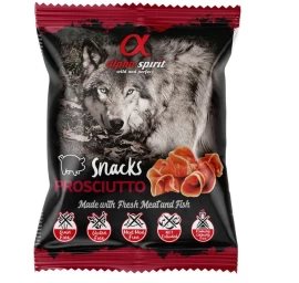 ALPHA SPIRIT SNACKS DOG skanėstai šunims su kumpiu 50g, A4001350