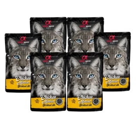 ALPHA SPIRIT WET putėsiai sterilizuotoms katėms su vištiena 85g 6vnt, ALPHG050250508