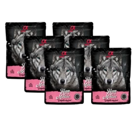 ALPHA SPIRIT WET putėsiai šunims su kumpiu 85g 6vnt (24), ALPHD050000808