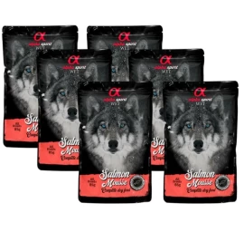 ALPHA SPIRIT WET putėsiai šunims su lašiša 85g 6vnt (24), ALPHD050000908
