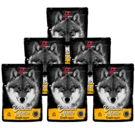 ALPHA SPIRIT WET putėsiai šunims su vištiena 300g 6vnt (12), ALPHD050000511