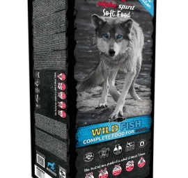 ALPHA SPIRIT WILD FISH drėgnas žuvies pašaras šunims 9kg