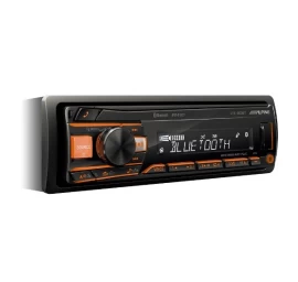 Alpine, UTE-200BT USB MP3 magnetola su Bluetooth ir Aux įėjimu